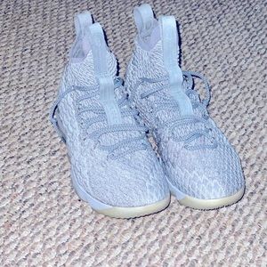 LeBron 15 gray mens size 10